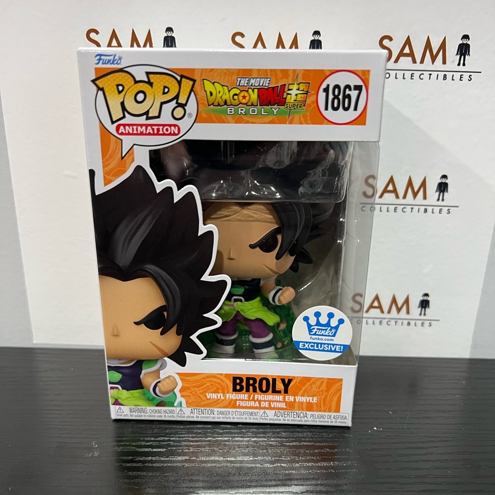 Funko Pop! DBSB: Broly (Enraged) #1867 (Exclusive) + Protector